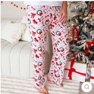 Caden Lane- WRAPPED IN A BOW UNISEX ADULT PAJAMA PANTS - Bamboo, Lounge